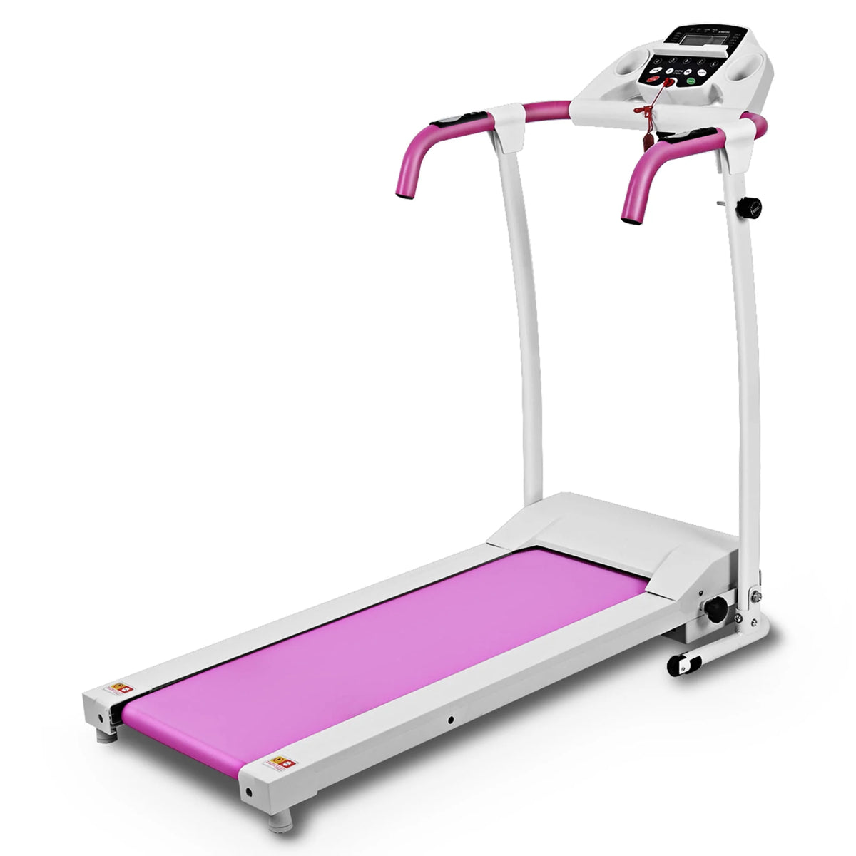 Folding Electric Treadmill 800W Pink U2831