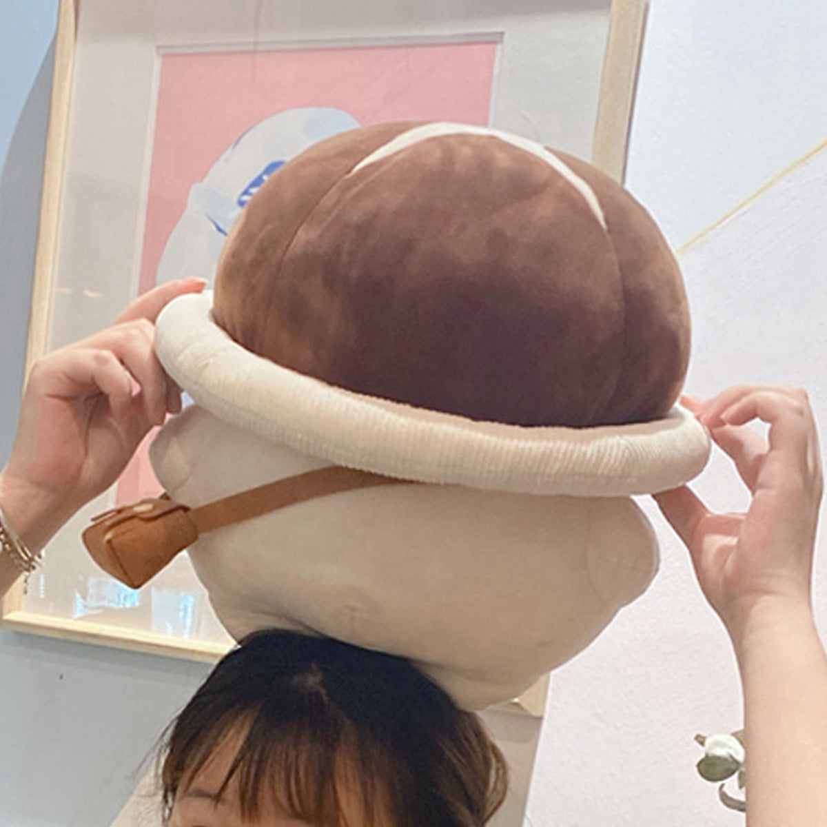 Plush Mushroom Doll Pillow J8382