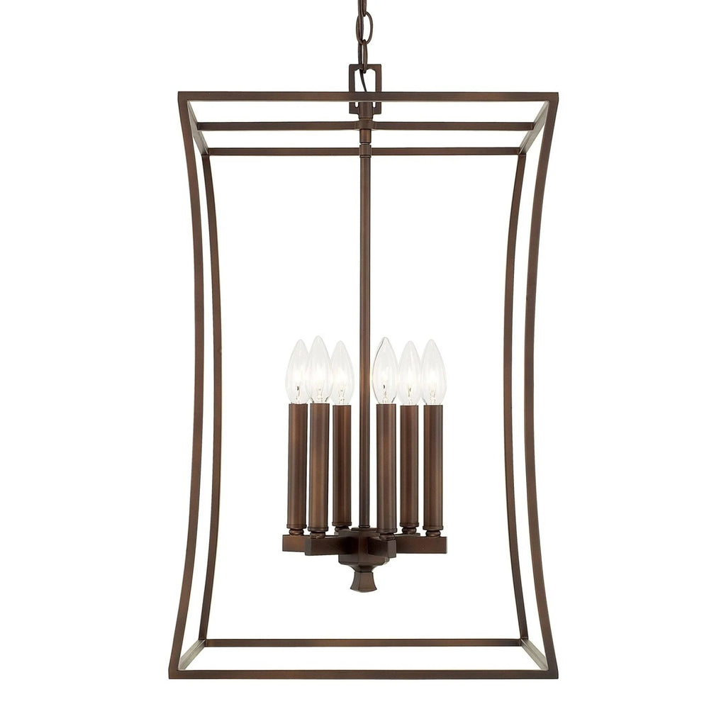 6 Light Foyer Burnished Bronze G53680