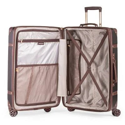 Brown Hardside Expandable Suitcase E675440