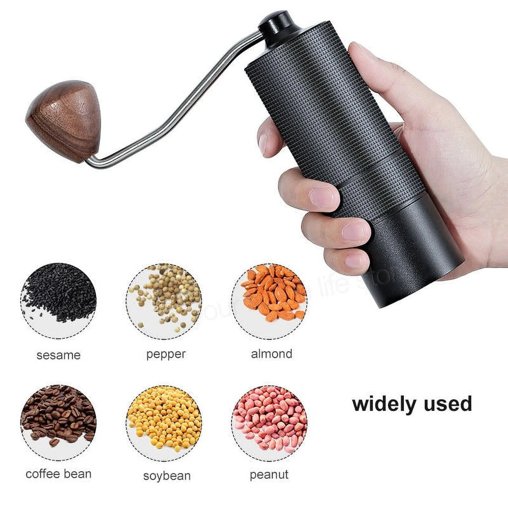 Adjustable Stainless Steel Conical Burr Manual Coffee Grinder J363441