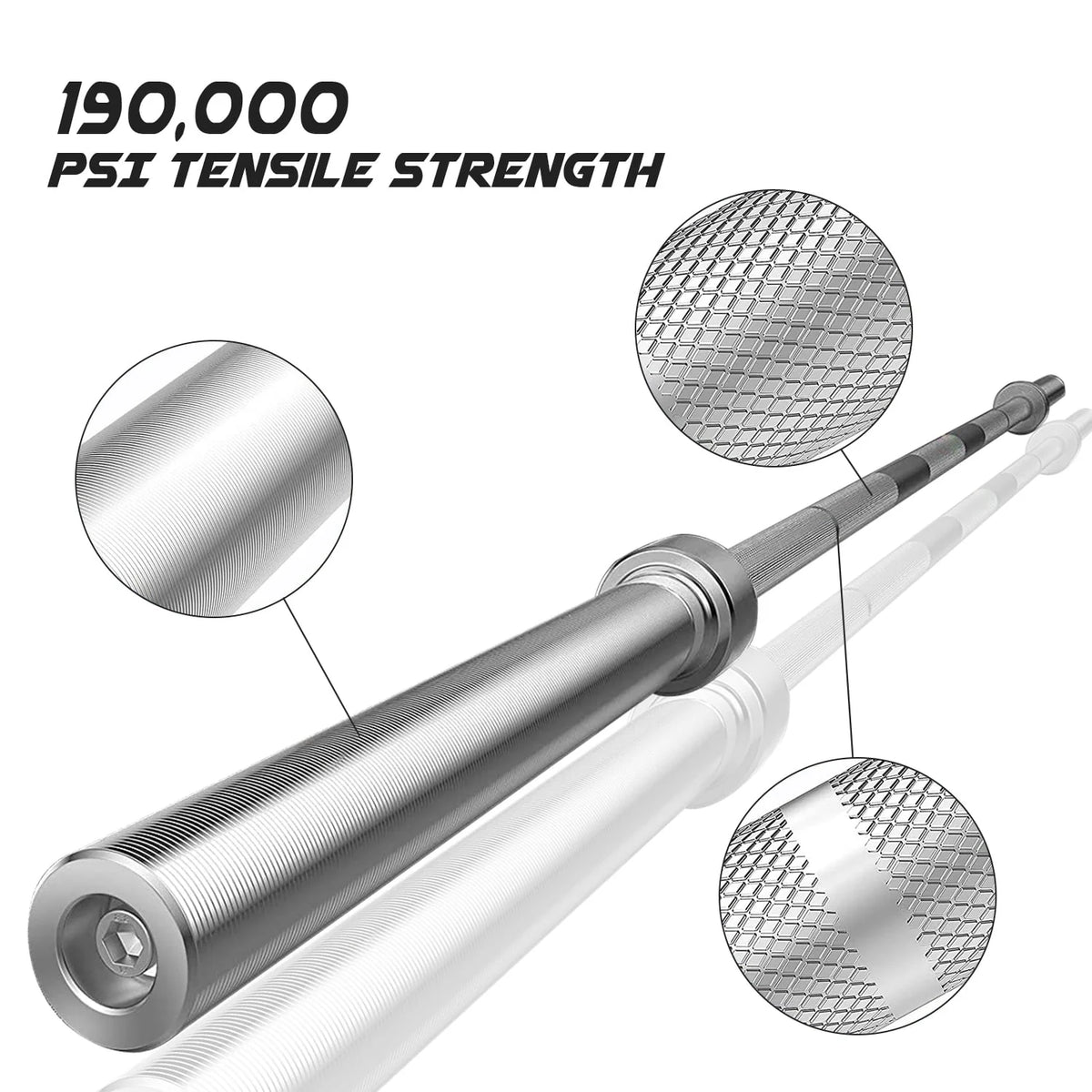 5Ft Olympic Weightlifting Barbell Bar T364