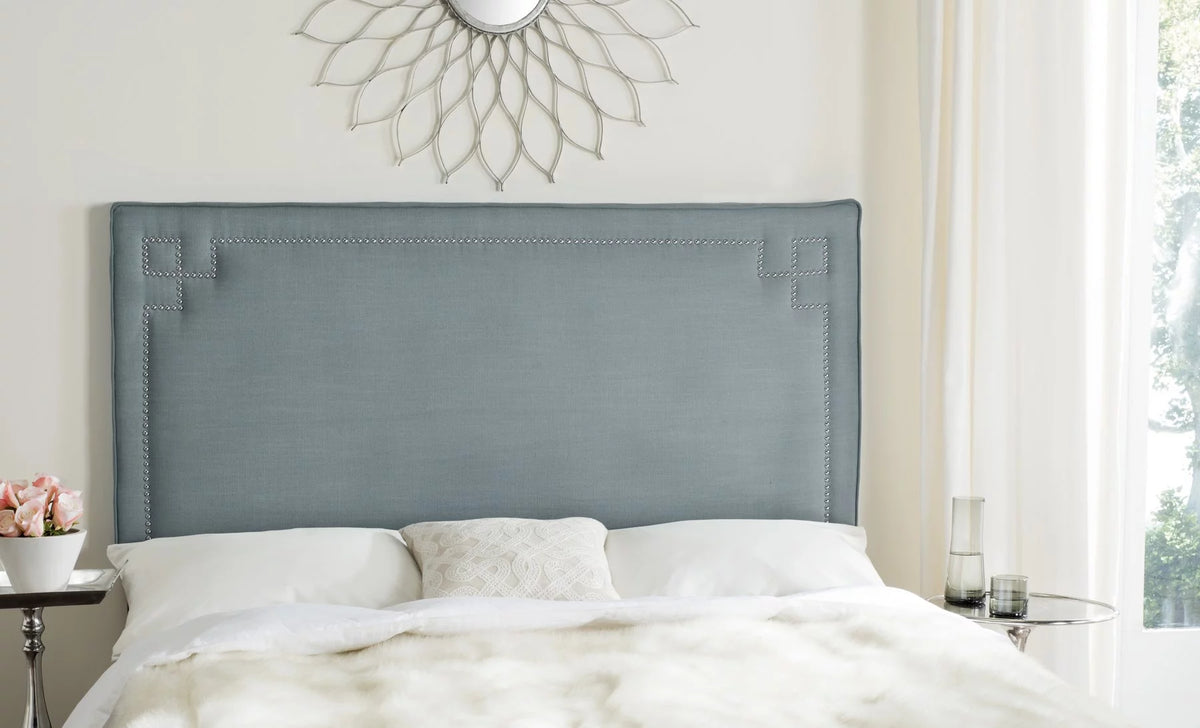 Sky Blue Upholstered Headboard L104