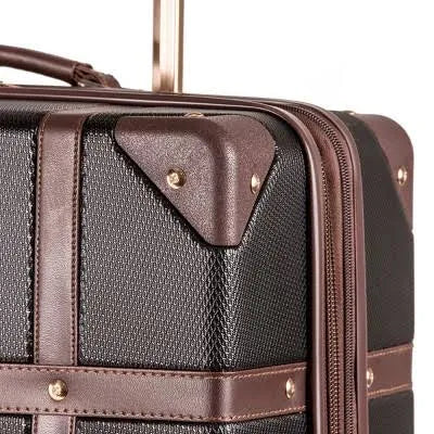 Brown Hardside Expandable Suitcase E675440