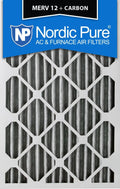 10 x 20 x 2 in. MERV 12 Pleated Carbon Furnace Air Filters, Pack of 12 P58691