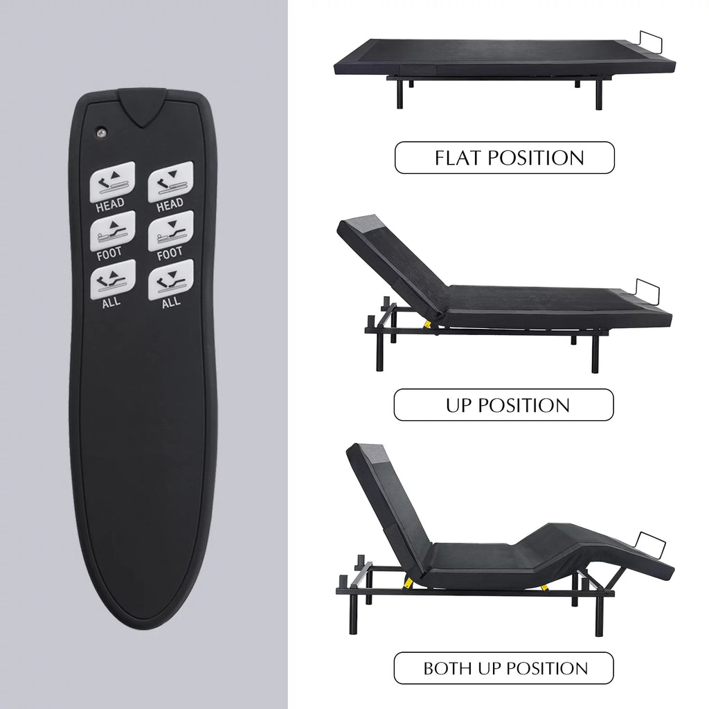 Queen Size Adjustable Bed with Wireless Remote F24357