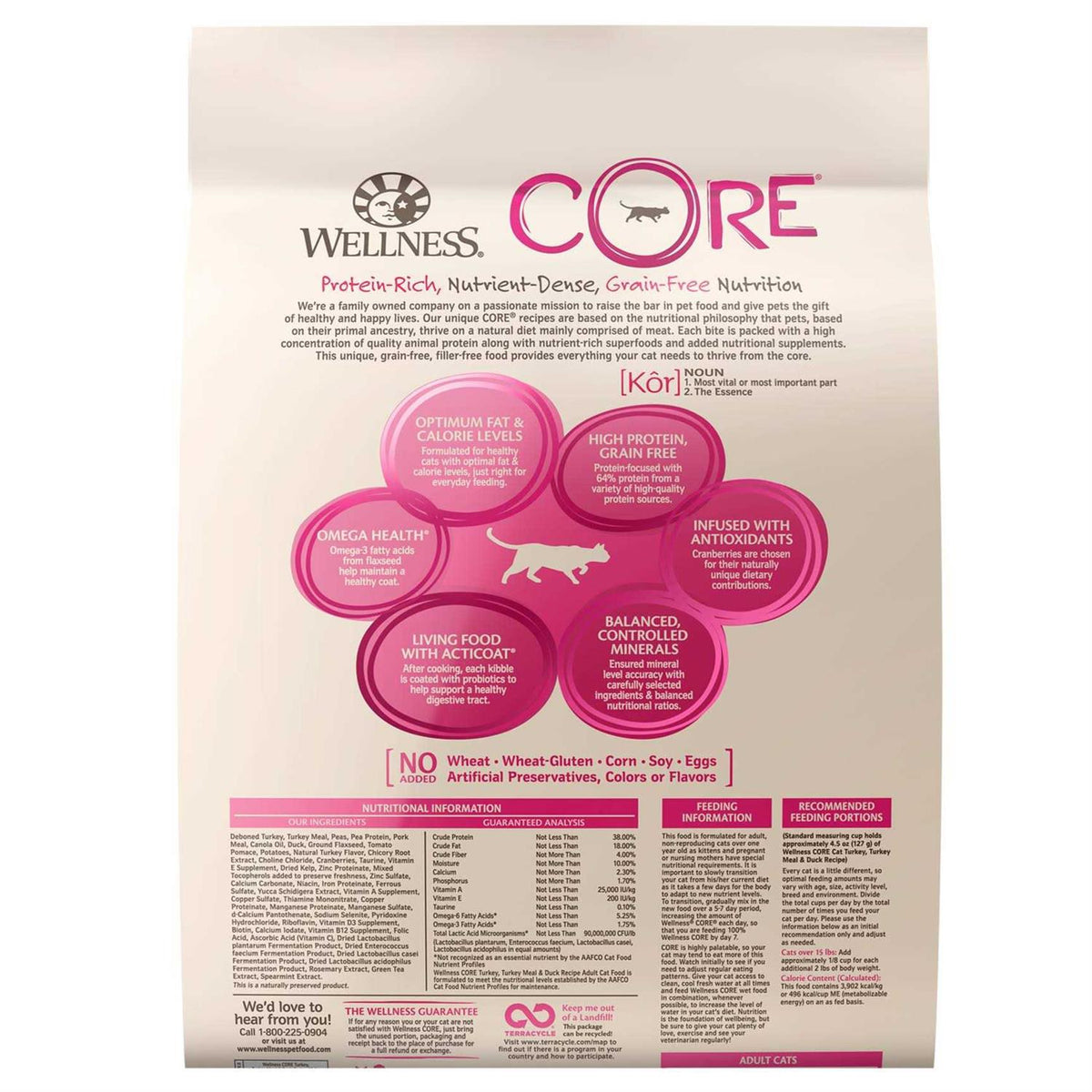 Grain-Free Turkey & Duck Dry Cat Food C5694