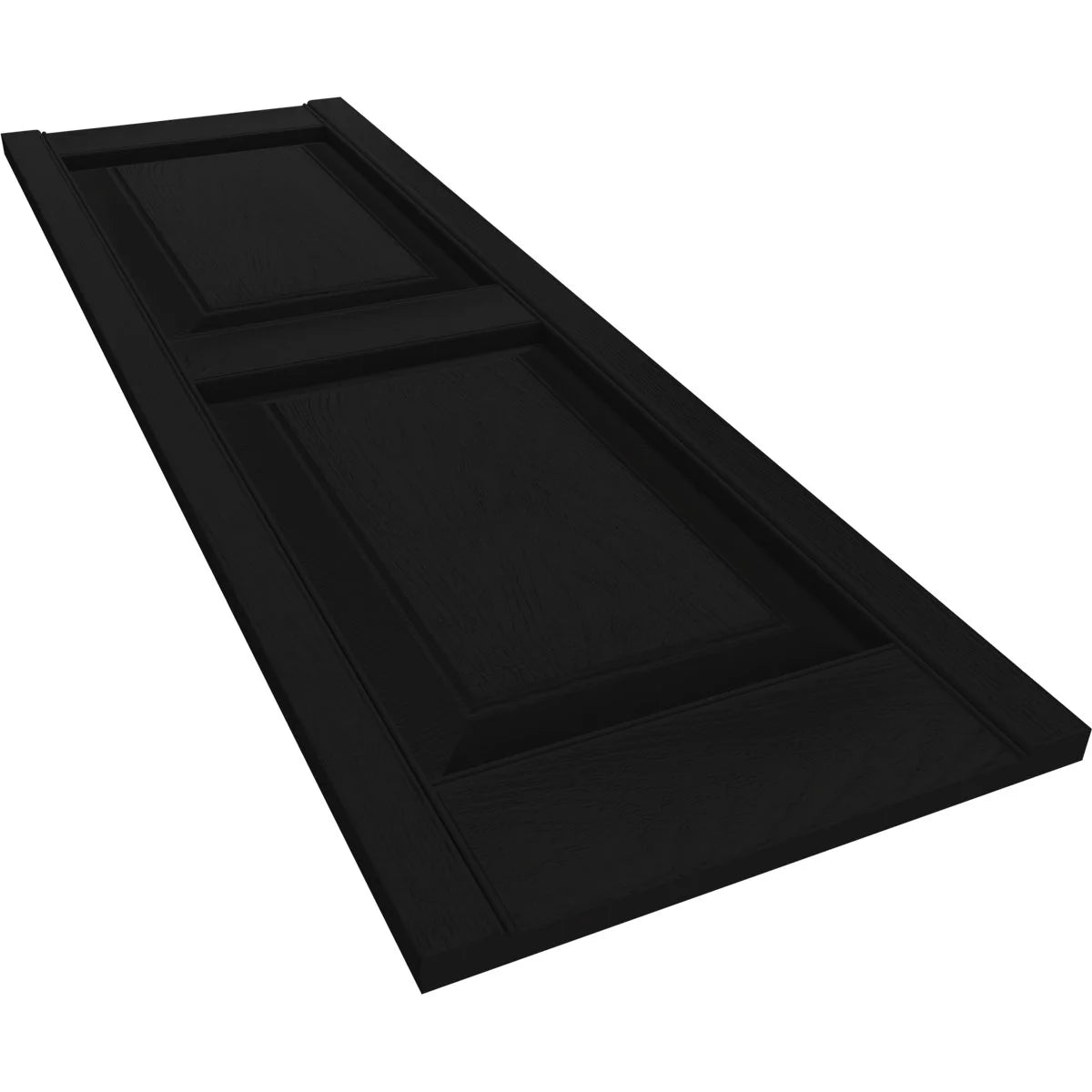 Black Raised Panel Shutters Per Pair V974