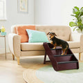 Foldable Wood Carpeted Pet Stairs R1213