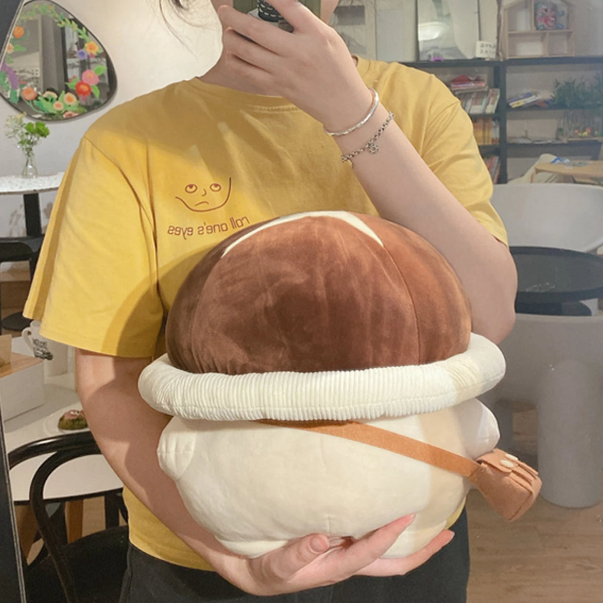 Plush Mushroom Doll Pillow J8382