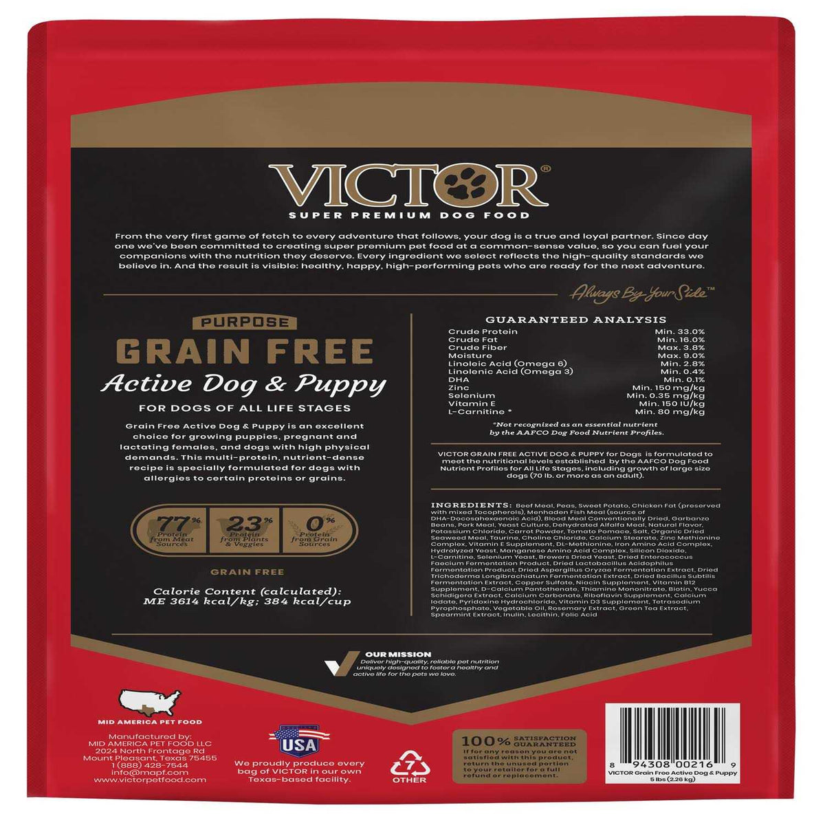 Grain Free Dog & Puppy Food L922121