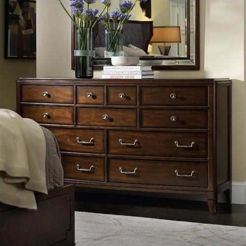 11 Drawer Walnut Dresser E740