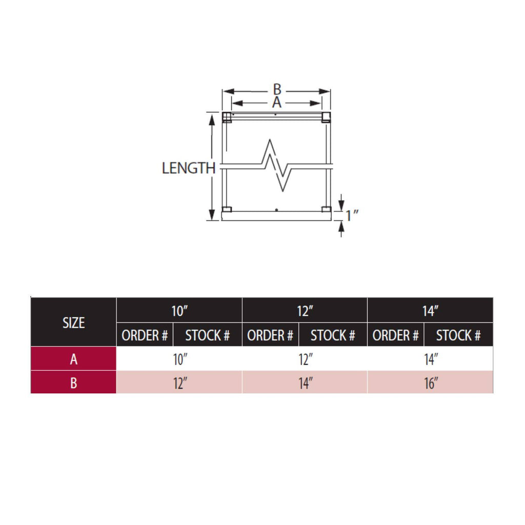Chimney Pipe, 10 in. Inner Diameter, 36 in. Long O13486