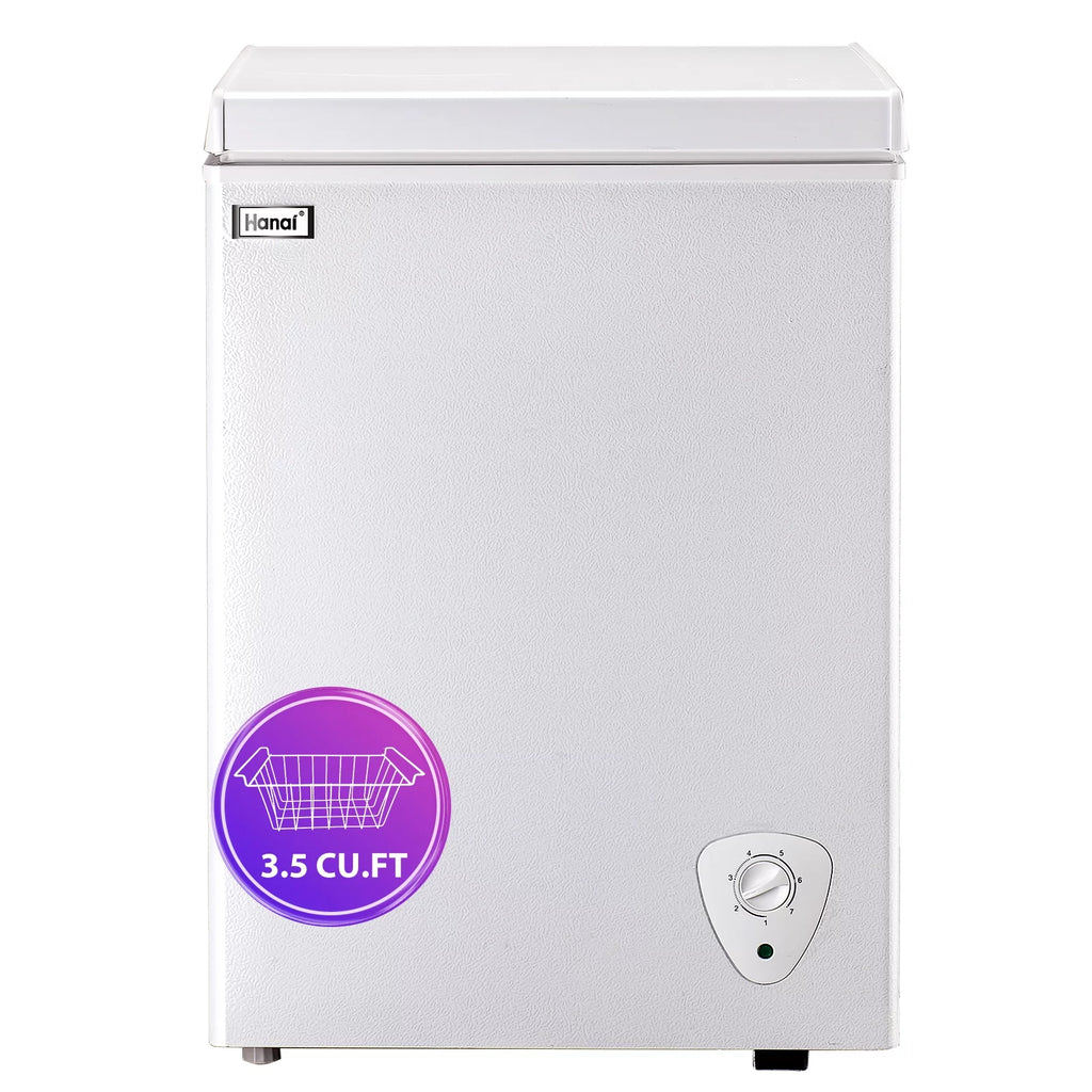 3.5 Cu.ft White Chest Freezer Y2376