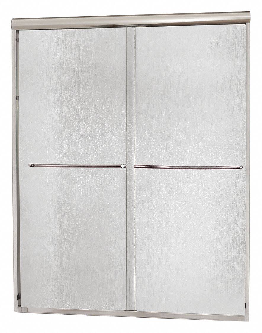 Aluminum Silver Shower Door M964