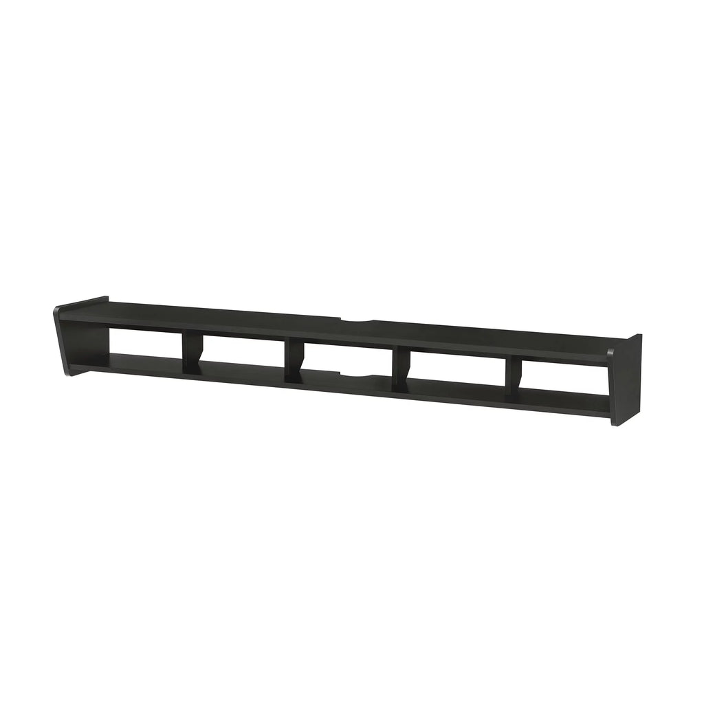 Solid Black Floating TV Stand T844051