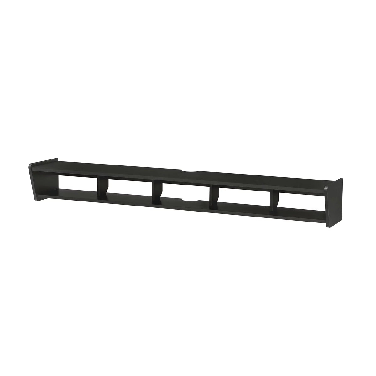 Solid Black Floating TV Stand T844051