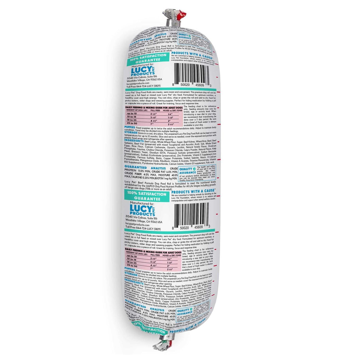 Beef Dog Food Roll G6094