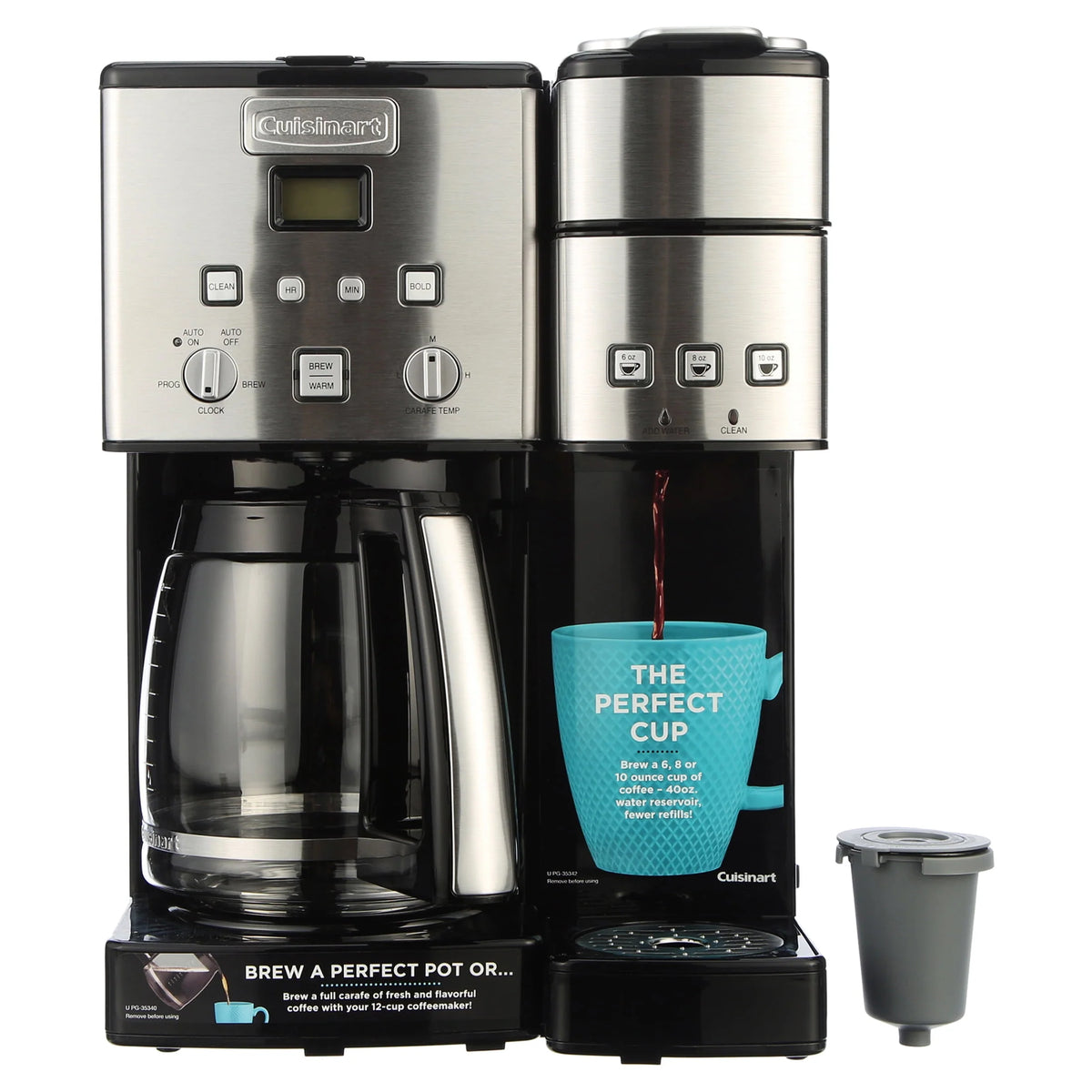 12 Cup Coffeemaker and Single-Serve Brewer C23621