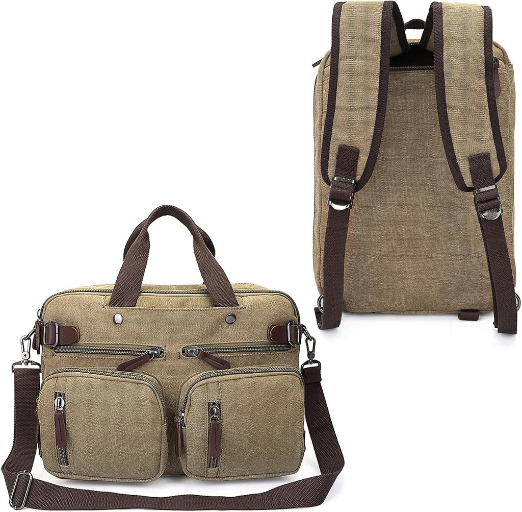 Vintage Canvas Messenger Bag for Laptop U232735