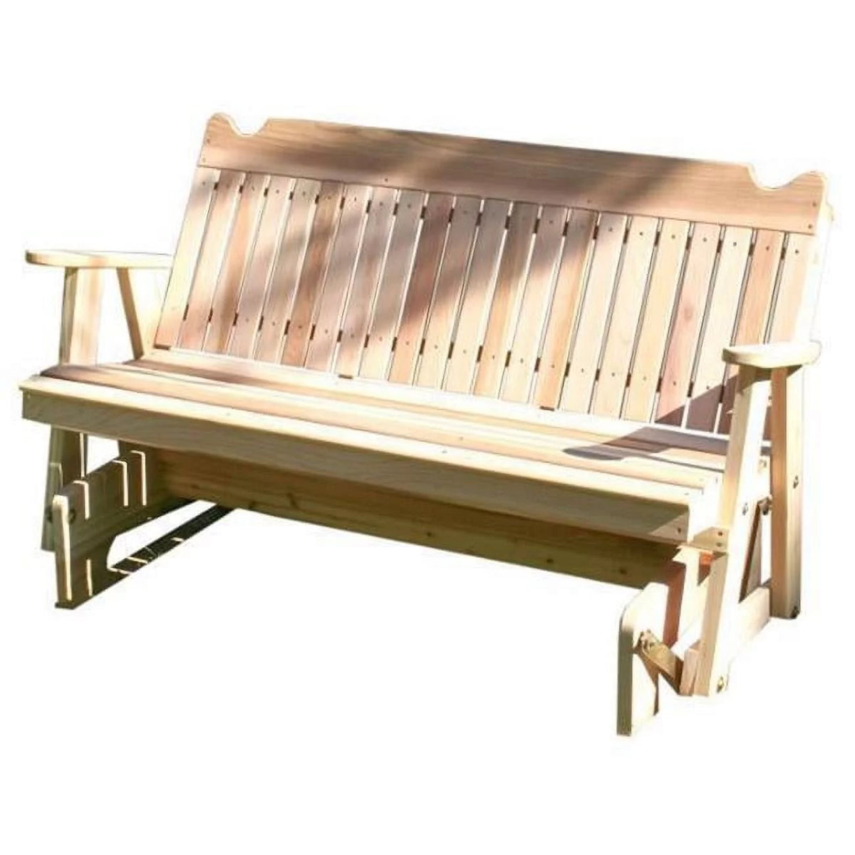 Red Cedar Straight Back Glider Bench K5111