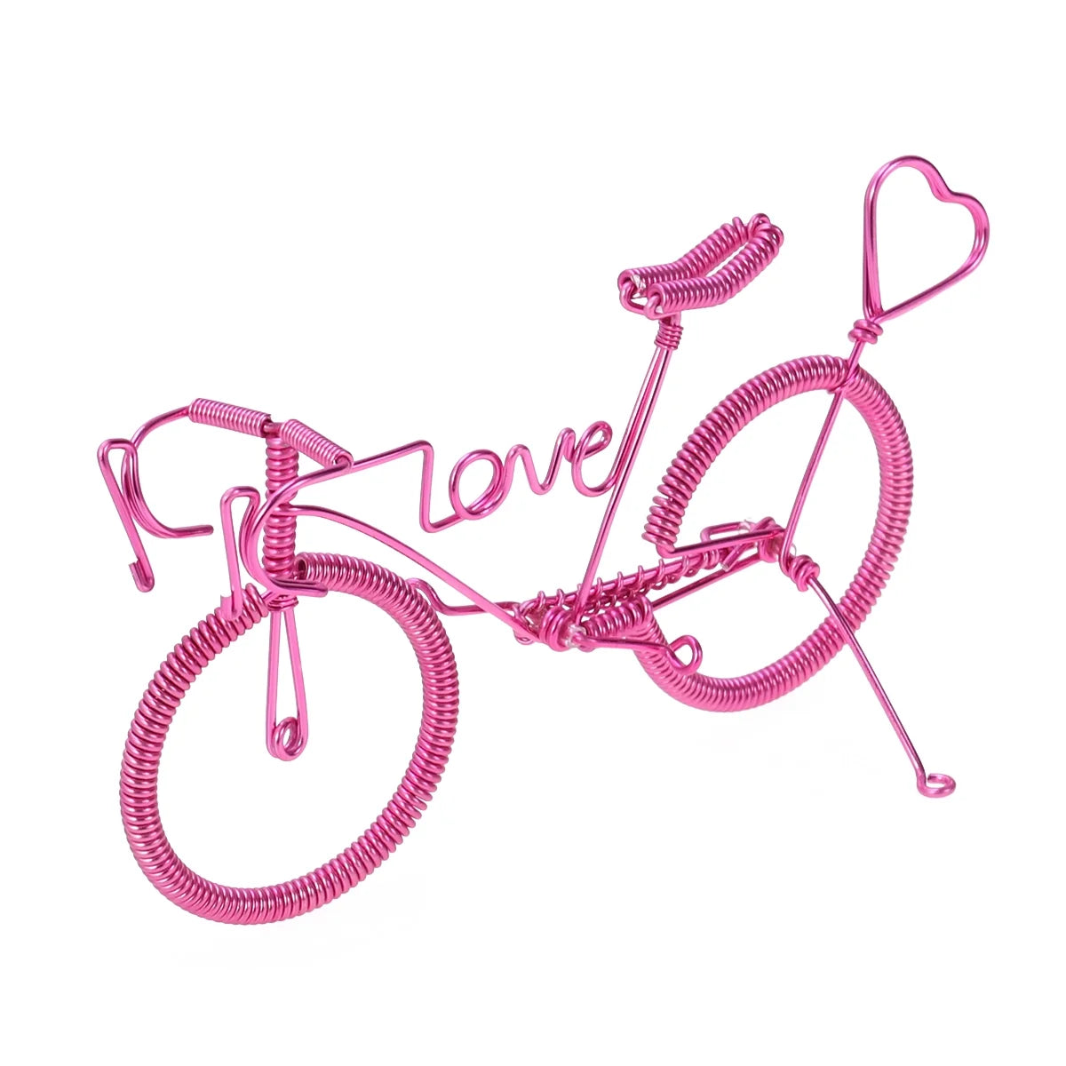 Pink Metal Figurine Ornaments Y692907