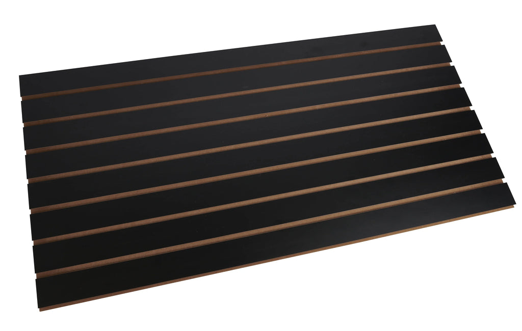 Black Slatwall Panels Pack of 2 B24310