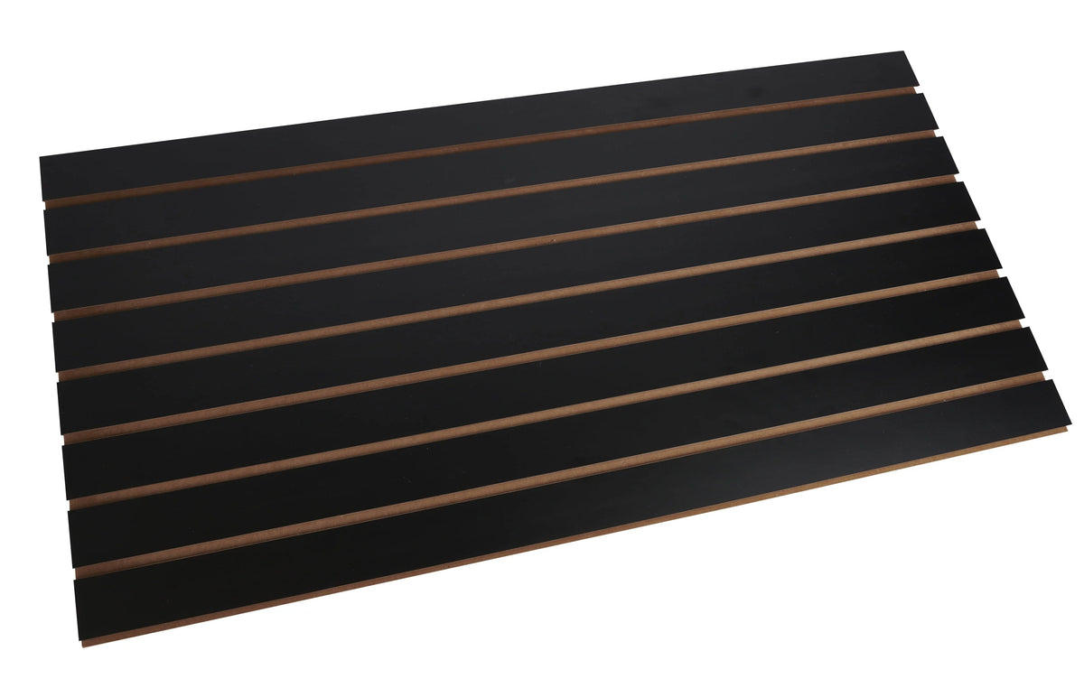 Black Slatwall Panels Pack of 2 B24310