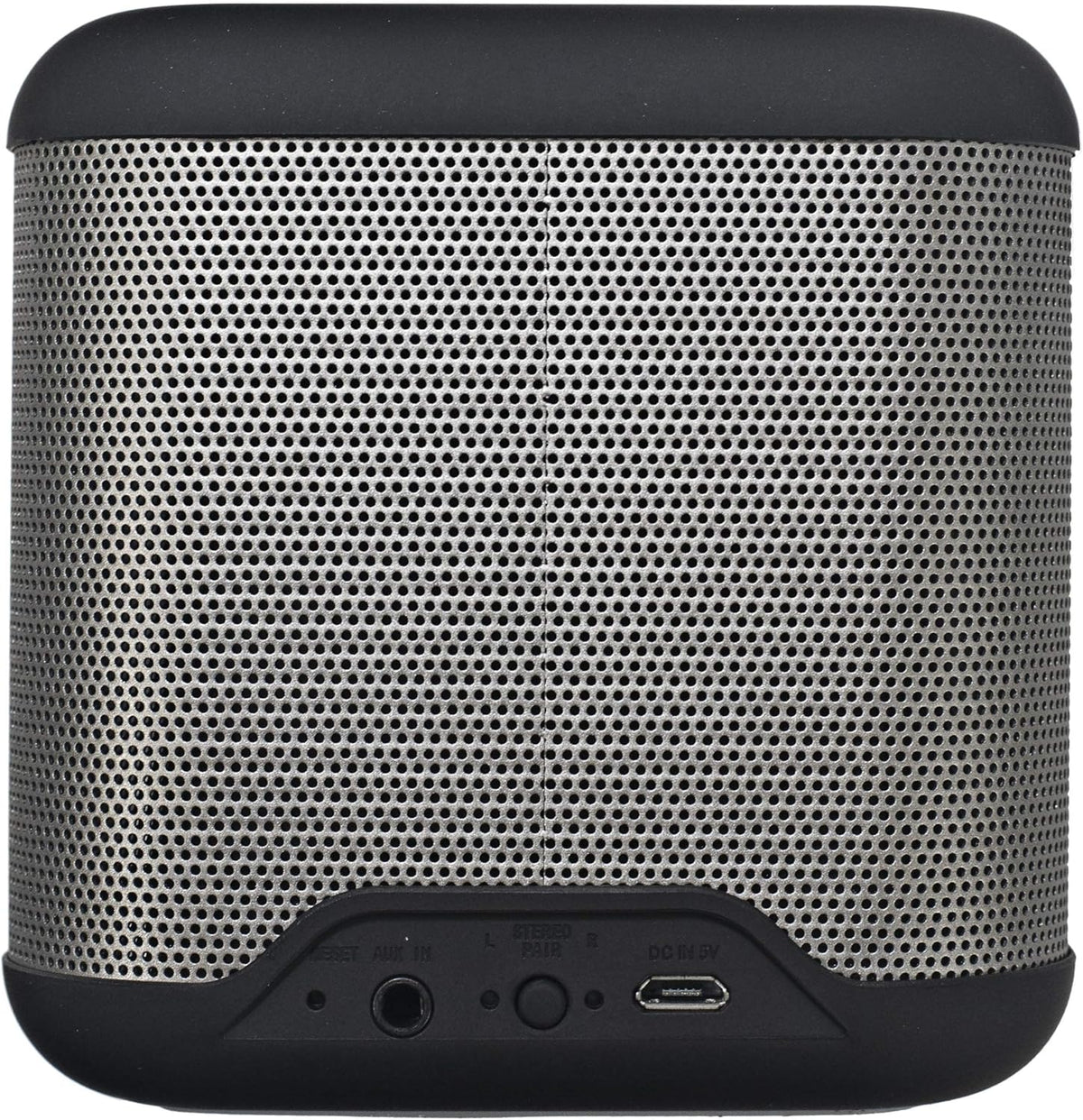 Silver and Black Stereo Speakers, Bluetooth, Pack of 2 K708