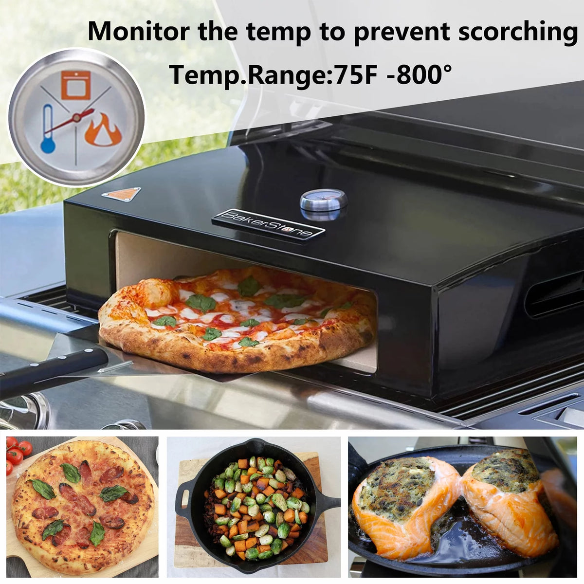 15 Grill-Top Pizza Oven T7902