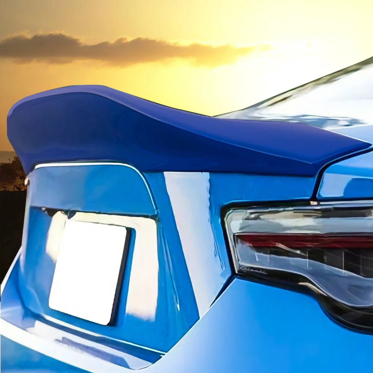 L Style ABS Trunk Spoiler Painted World Rally Blue Pearl U723