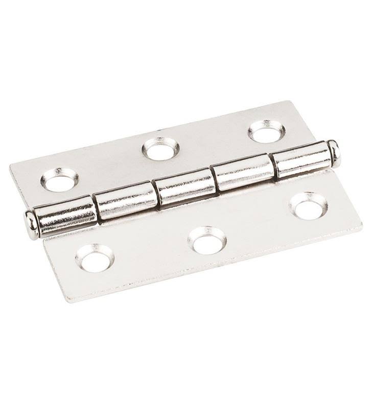 2 1/2x22 Single Full Swaged Butt Cabinet Door Hinge in Bright White R452437