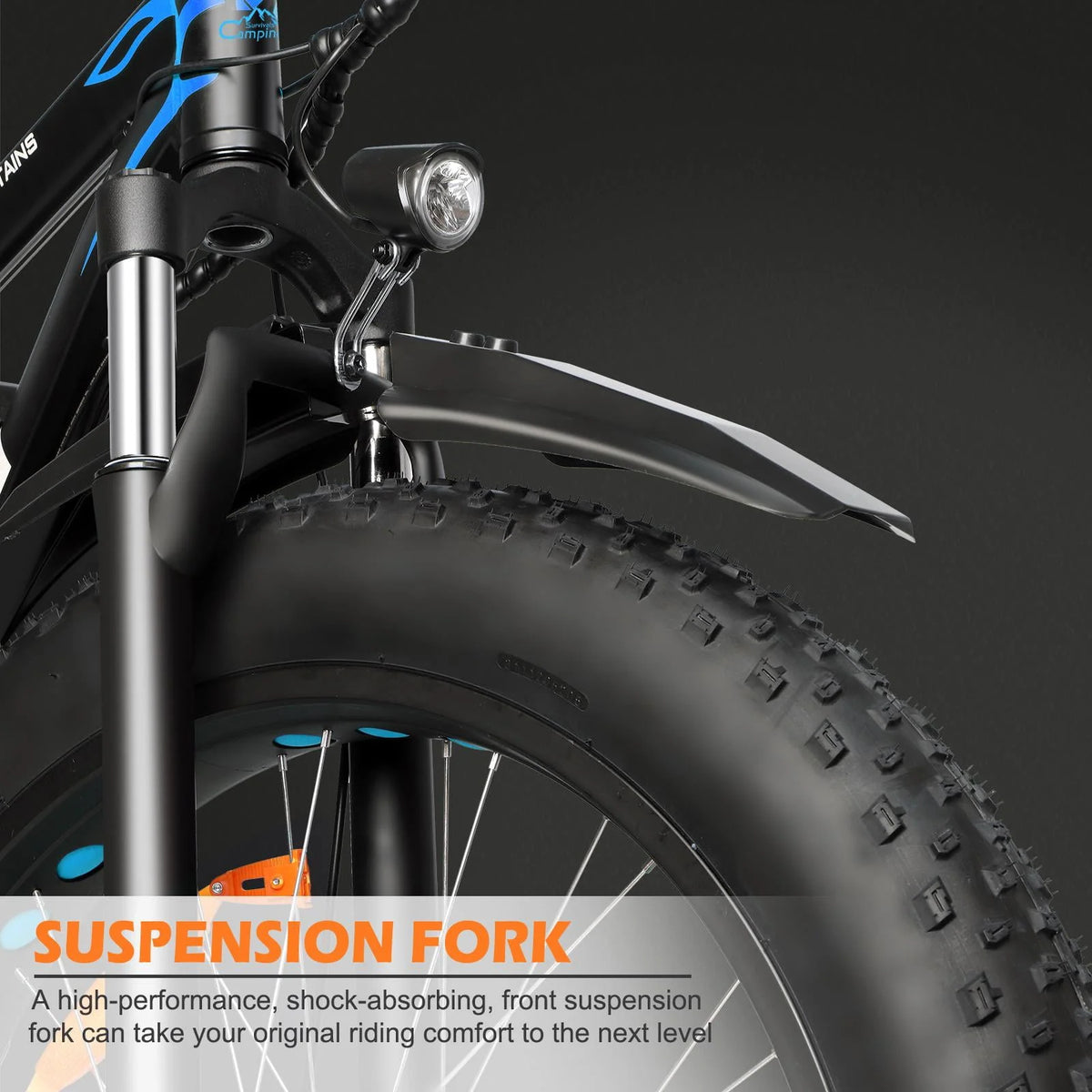 26 inch 7-Speed Electric Mountain Bicycle 500W 48V 10Ah B300615