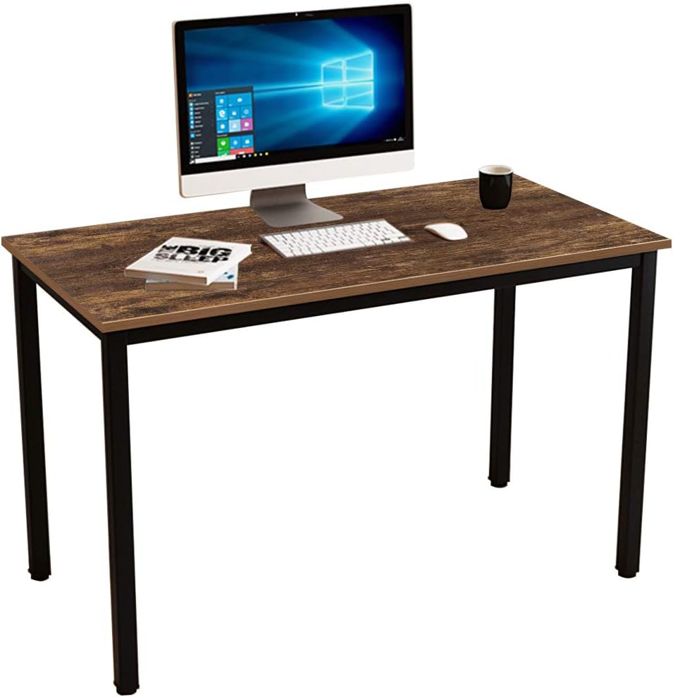 Black Brown 47 inches Computer Desk T662839