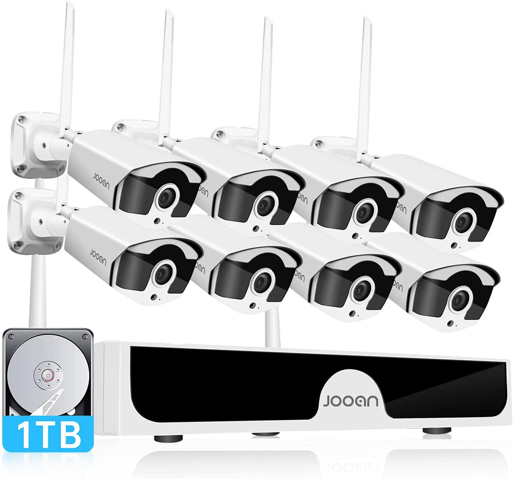 3MP Wireless 8-Channel NVR Security Camera System with 1TB Hard Drive V608