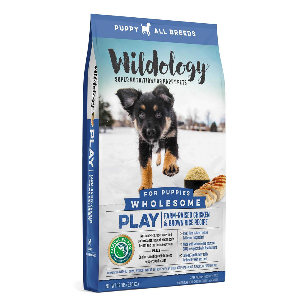 Farm-Raised Chicken & Brown Rice Recipe Puppy Food R761