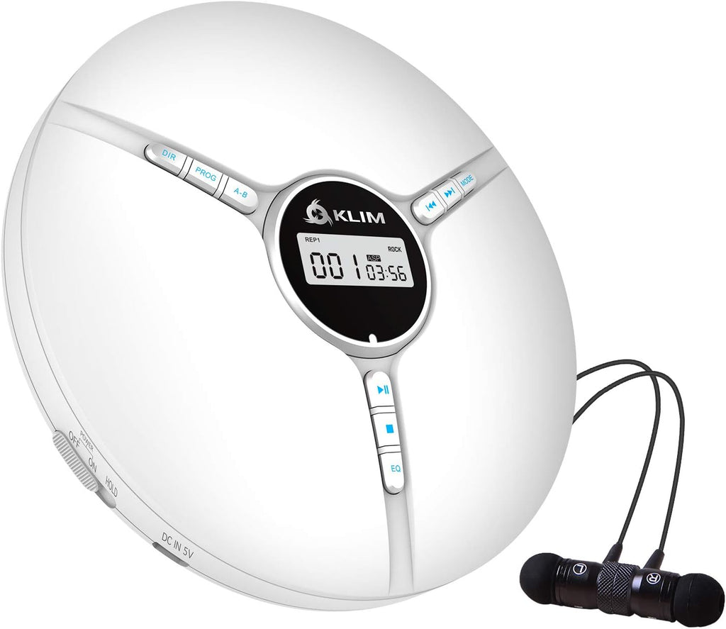 Portable CD Player with Built-in Battery, Black, Pack of 2 K42233