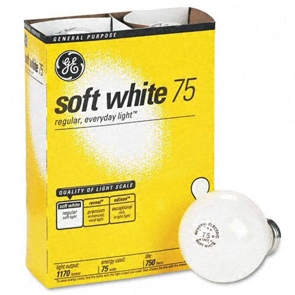 75-Watt A19 Soft White 4 Bulbs per Pack (12 Pack) H898057