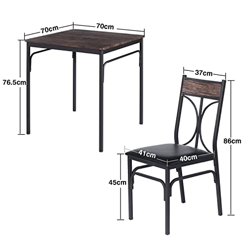 Kitchen Dining Table Set with 2 Chairs R77669