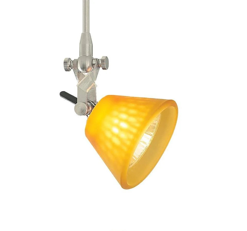 Amber Frosted Cone Glass Shield Y4988